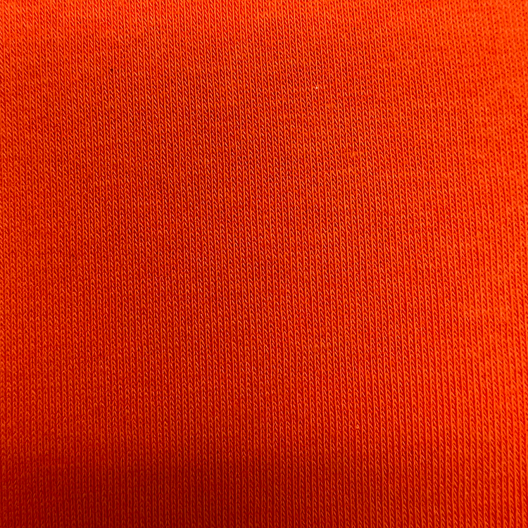 Spaccata arancione-rosso arancione in tessuto in pile polivietto atletico
