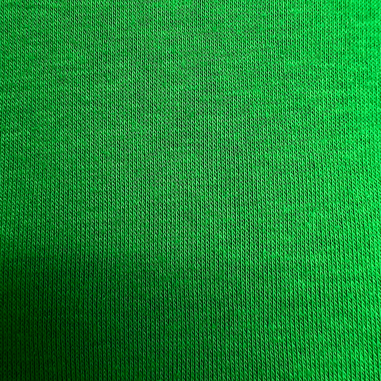 Tessuto in pile della felpa per il tempo libero verde lime